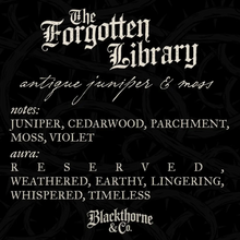 Load image into Gallery viewer, The Forgotten Library Vegan Soap Bar
