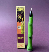 Load image into Gallery viewer, Witch Finger Birthday/Dinner Candle
