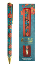 Load image into Gallery viewer, Premium Ballpoint Pen - Prairie Beadwork
