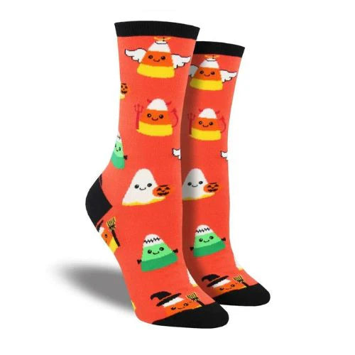 Women's Corny Costumes Socks (Orange)