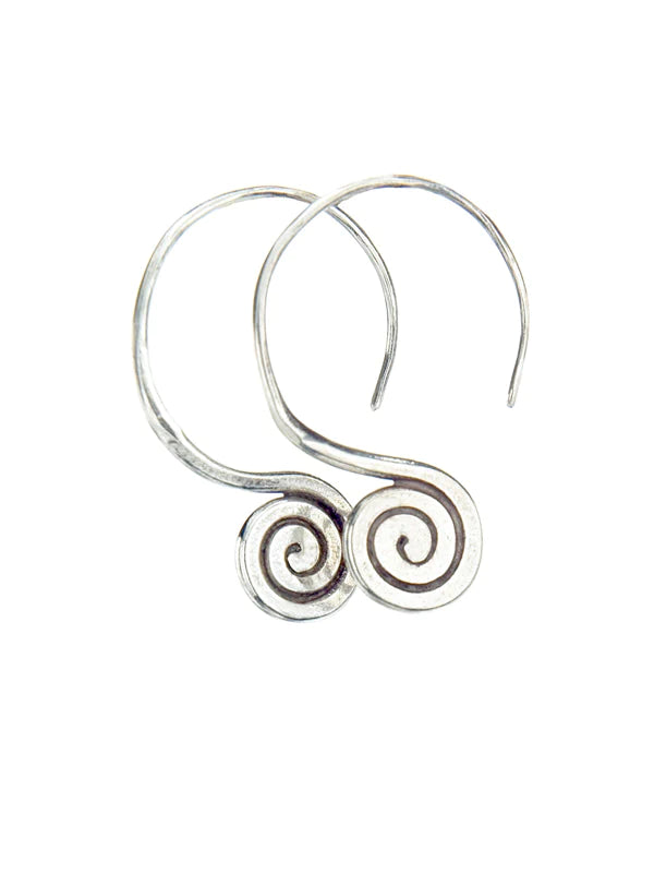 Silver Thai Hill Tribe Earrings [Lisa]