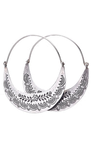 Silver Thai Hill Tribe Earrings [Catherine]