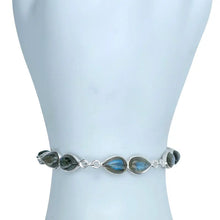 Load image into Gallery viewer, Labradorite Link Bracelet
