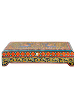 Load image into Gallery viewer, Peacock Handpainted Wooden Box
