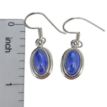 Load image into Gallery viewer, Lapis Oval Cabochon Earrings
