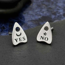 Load image into Gallery viewer, Silver Ouija Studs
