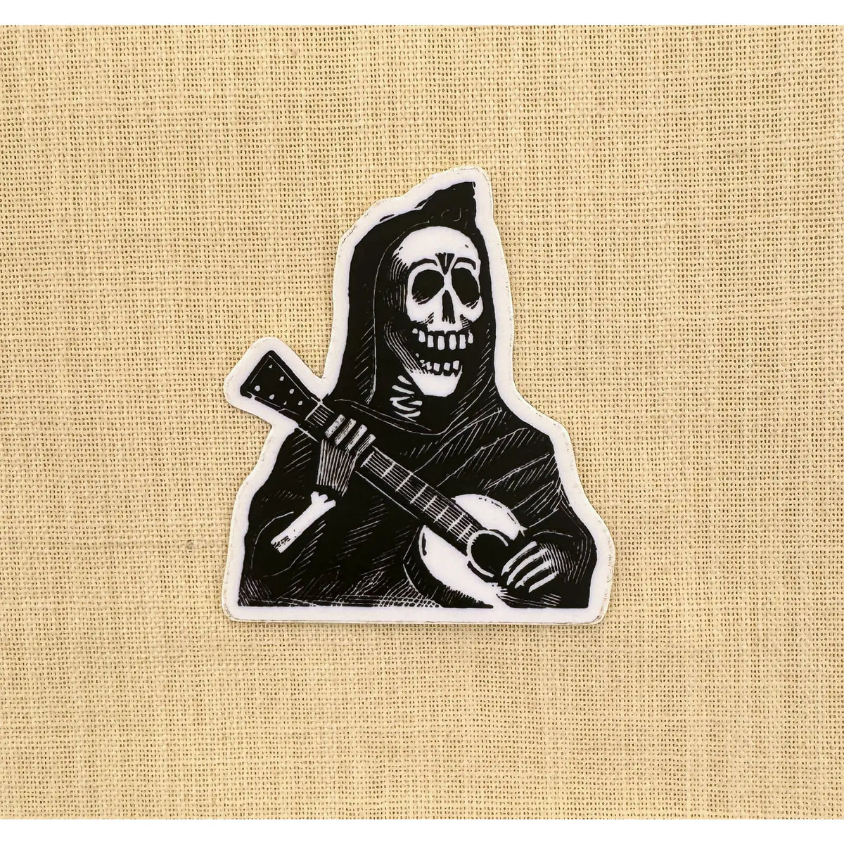 Skeleton Balladeer Sticker – Prairie Sky General Store