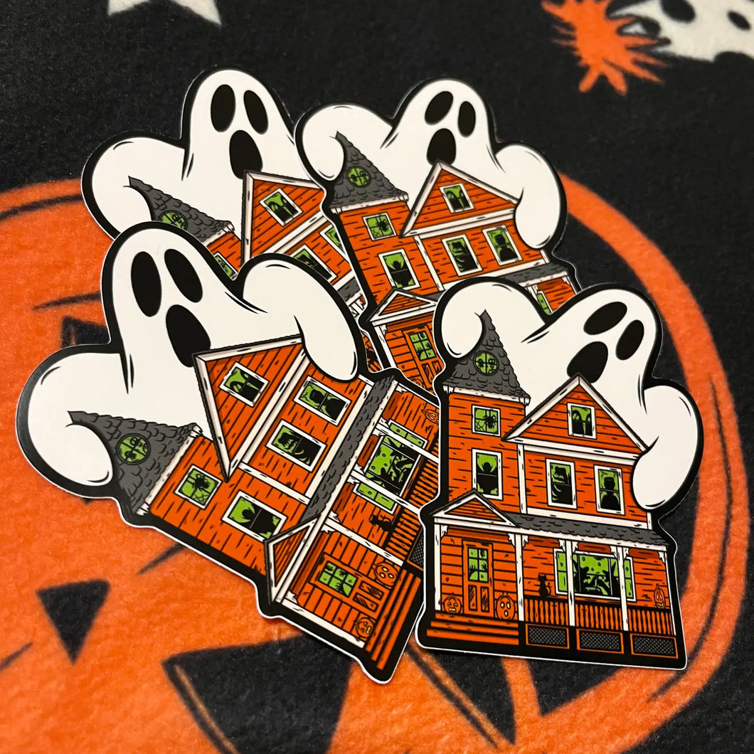 Halloween House Party Sticker