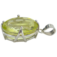 Load image into Gallery viewer, Large Faceted Peridot Pendant
