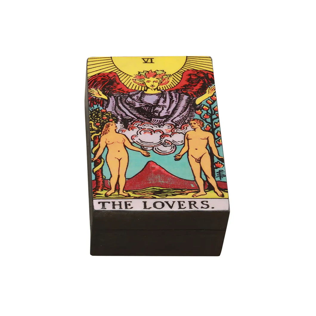 The Lovers Tarot Card/Trinket Box