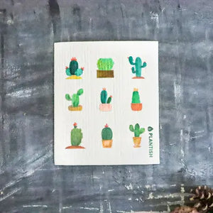 Cactus Swedish Sponge Cloth