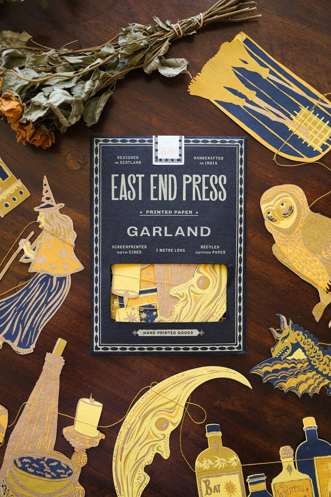 Samhain Paper Garland