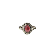 Load image into Gallery viewer, Oval Garnet Ring
