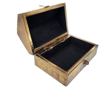 Load image into Gallery viewer, Triple Moon Wood &amp; Metal Pentacle Box
