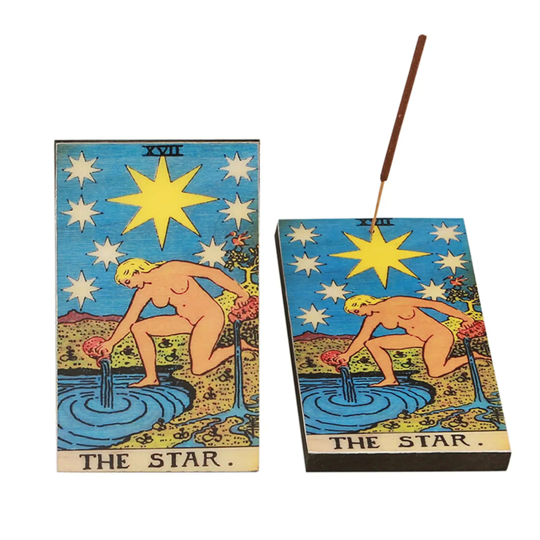 The Star Tarot Card Incense Holder