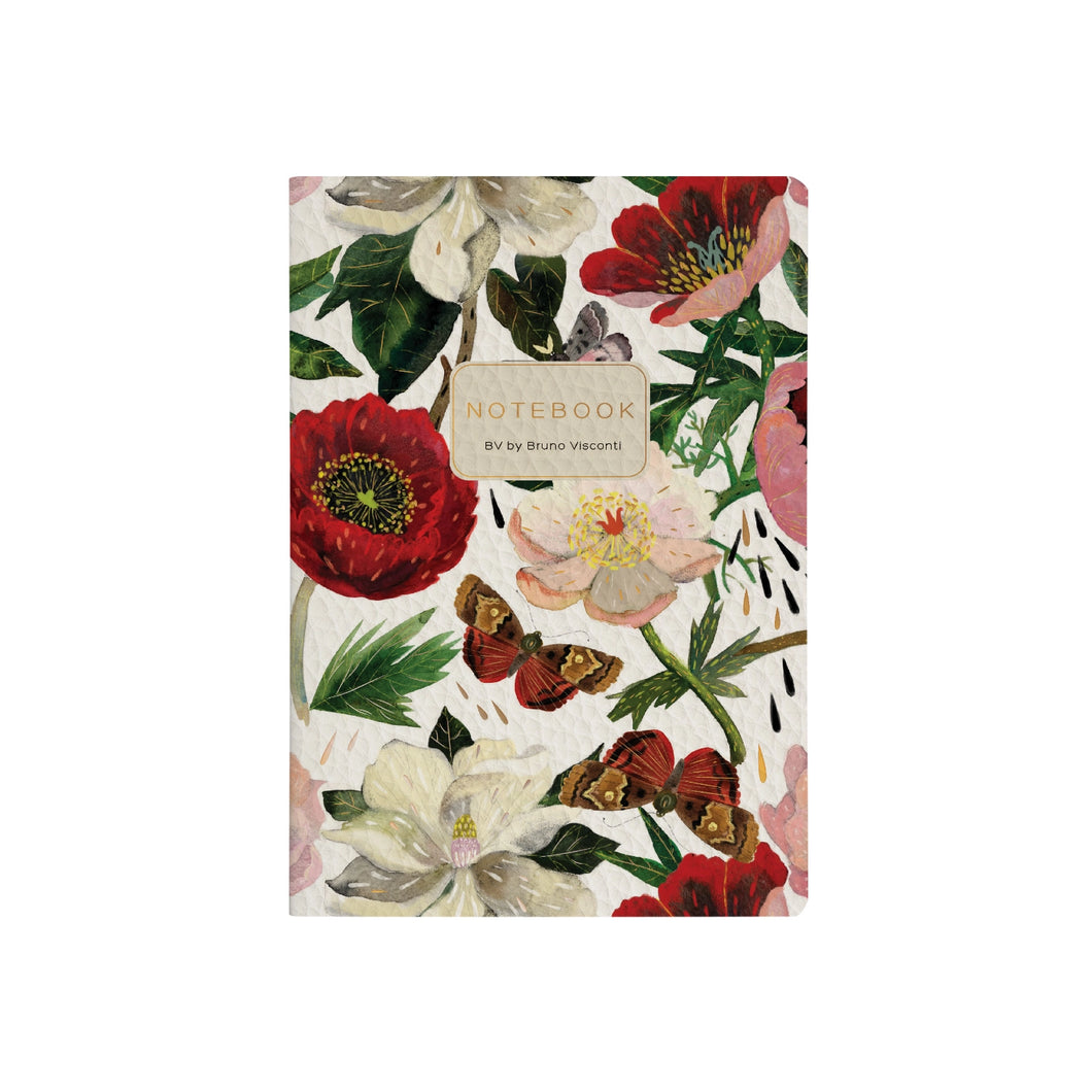 Peonies Vegan Leather Journal