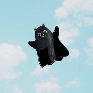 Cat Ghost Hair Clip