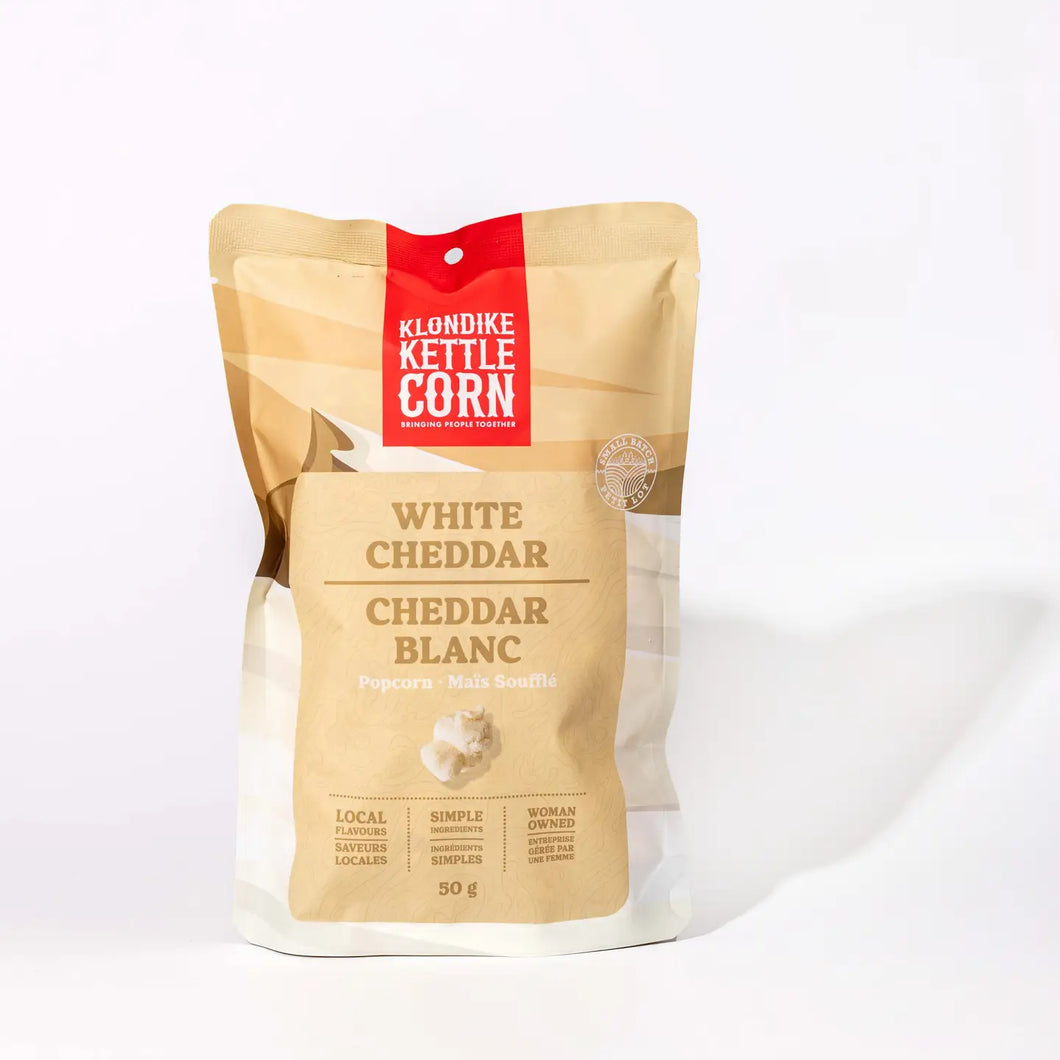 White Cheddar Klondike Kettlecorn (50g)