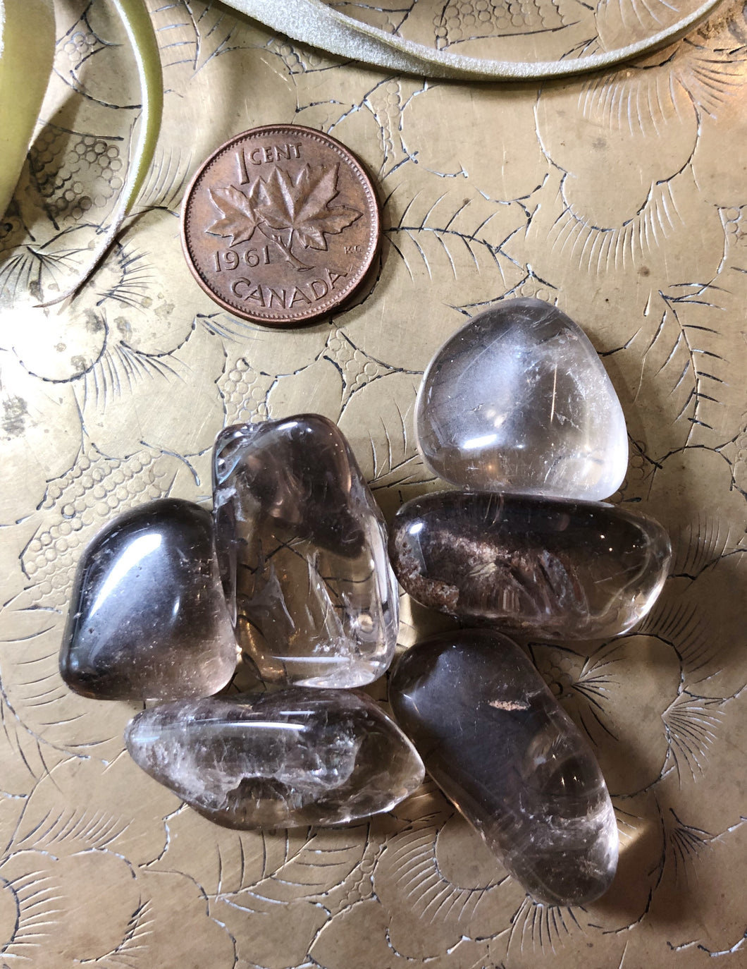 Smoky Quartz Tumbled Gemstone