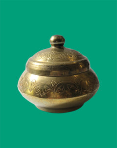 Vintage Brass Trinket Box
