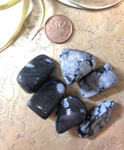 Snowflake Obsidian Tumbled Gemstone