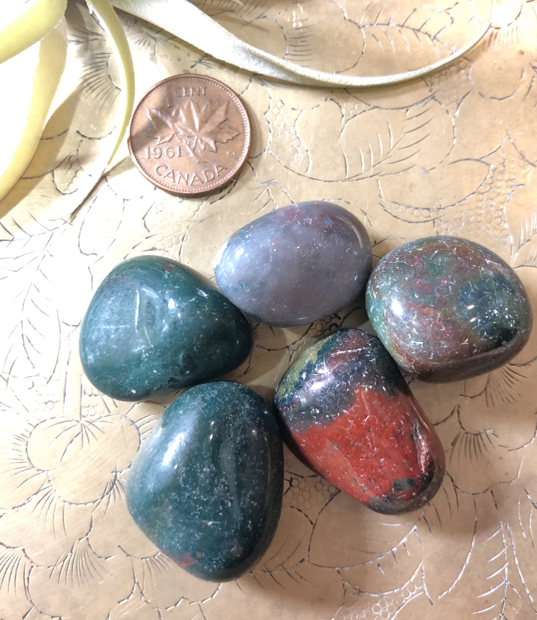 Bloodstone Tumbled Gemstone