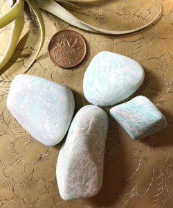 Amazonite Rough-Tumbled Large Gemstone