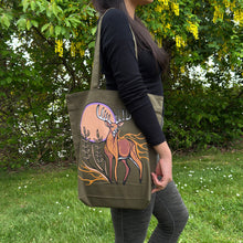 Load image into Gallery viewer, Canvas Tote - Deer
