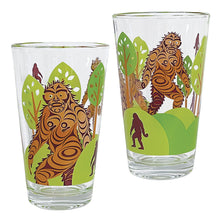 Load image into Gallery viewer, Printed Glass Tumblers (Set of 2) - Sasquatch
