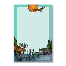 Load image into Gallery viewer, All My Relatives (Indinawemaaganidag) Notepad [Art by Storm Angeconeb]
