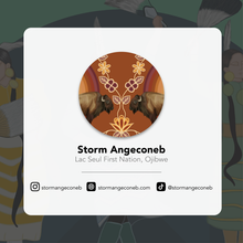 Load image into Gallery viewer, Wolf (Ma&#39;iingan) Notepad [Art by Storm Angeconeb]
