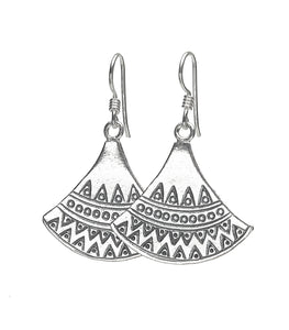 Silver Thai Hill Tribe Earrings [Vanessa]