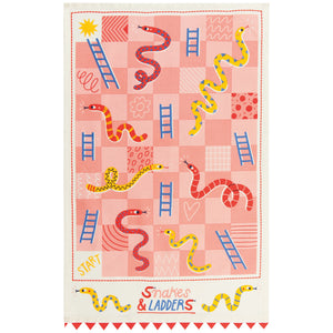 Snakes & Ladders Dish Towel