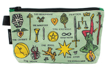 Load image into Gallery viewer, Tarot Images Zipper Pouch
