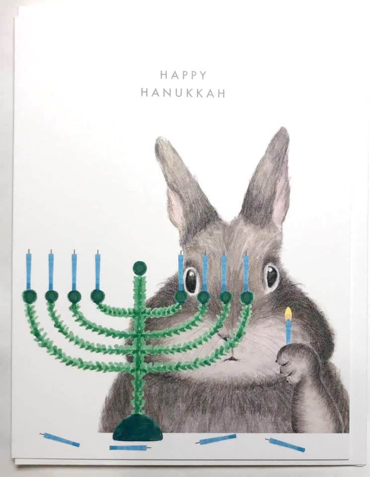 Happy Hanukkah Bunny
