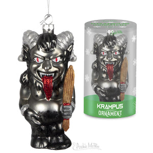 Glass Krampus Ornament