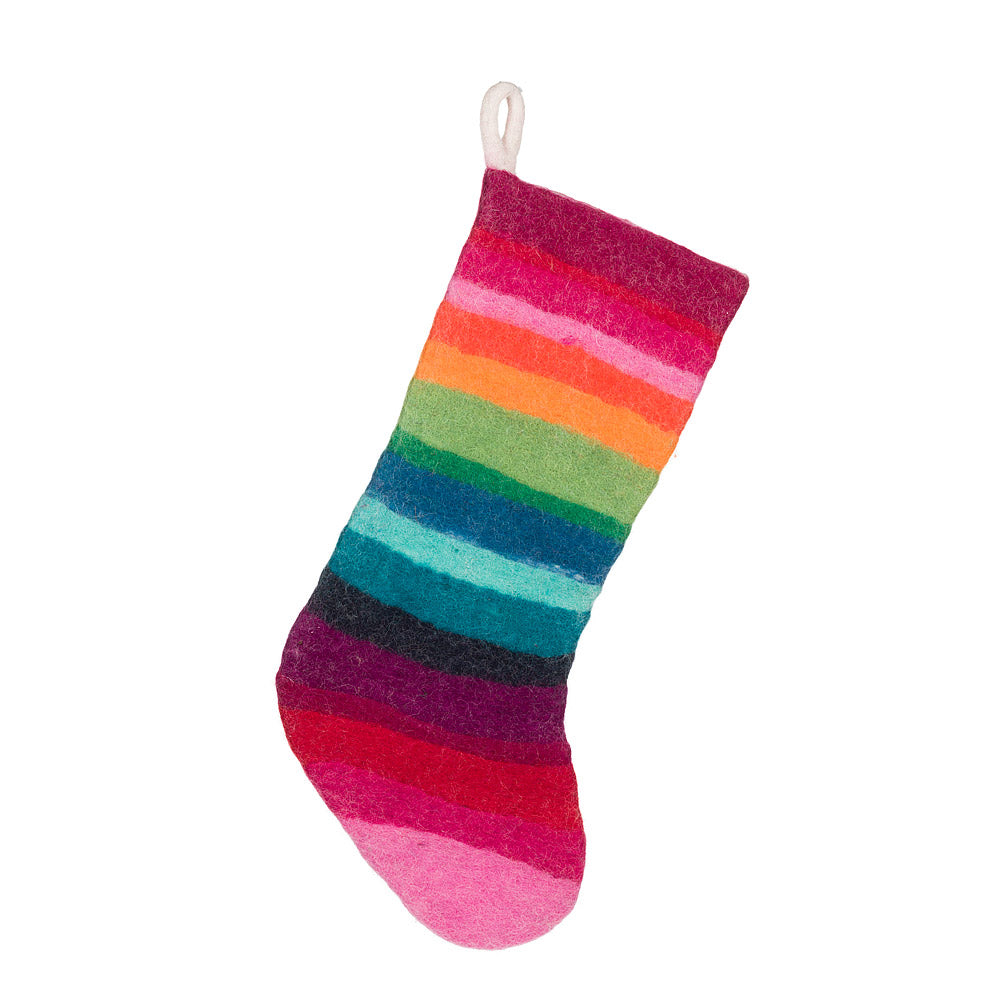 Nepalese Multi Stripe Stocking