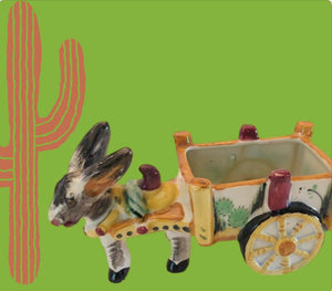 Vintage Mini Donkey Planter