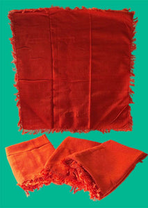 Vintage Orange Napkins (Set of 4)