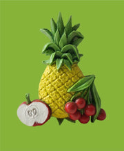 Load image into Gallery viewer, Vintage Plastic Kitchen Art (Fruits)
