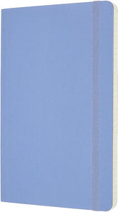 Moleskine Classic Notebook | Soft Cover | Large (5" x 8.25") | Ruled/Lined | Hydrangea Blue | 240 Pages