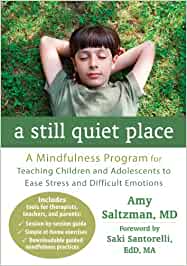 A Still Quiet Place: A Mindfulness Program for Teaching Children and Adolescents to Ease Stress and Difficult Emotions [Amy Saltzman, MD.]