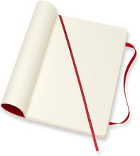 Load image into Gallery viewer, Moleskine Classic Notebook [Soft Cover | Large (5&quot; x 8.25&quot;)| Plain/Blank | Scarlet Red | 192 Pages]
