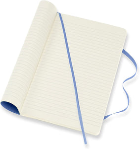 Moleskine Classic Notebook | Soft Cover | Large (5" x 8.25") | Ruled/Lined | Hydrangea Blue | 240 Pages