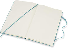 Load image into Gallery viewer, Moleskine Classic Notebook | Hard Cover | Large (5&quot; x 8.25&quot;) | Plain/Blank | Reef Blue | 240 Pages
