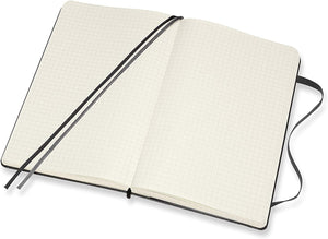 Moleskine Classic Expanded Notebook | Hard Cover | Large (5" x 8.25") | Squared/Grid | Black | 400 Pages