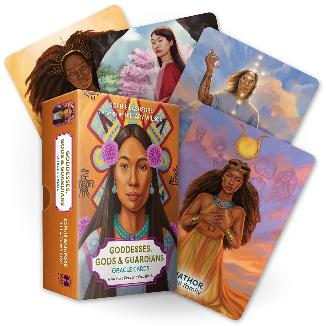 Goddesses, Gods and Guardians Oracle Cards: A 44-Card Deck and Guidebook [Sophie Bashford & Hillary Wilson]