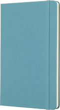 Load image into Gallery viewer, Moleskine Classic Notebook | Hard Cover | Large (5&quot; x 8.25&quot;) | Plain/Blank | Reef Blue | 240 Pages
