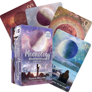 Moonology Manifestation Oracle: A 48-Card Deck and Guidebook Cards [Yasmin Boland]