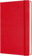 Load image into Gallery viewer, Moleskine Classic Expanded Notebook [Hard Cover | Large (5&quot; x 8.25&quot;) | Ruled/Lined | Red |400 Pages
